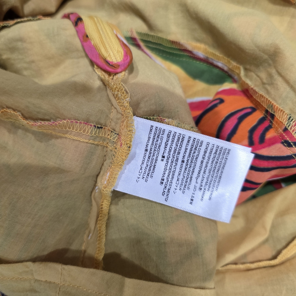 Farm Rio Colorful Tropical Ruffle Mini Cotton Skirt‎ Medium - Picture 7 of 7